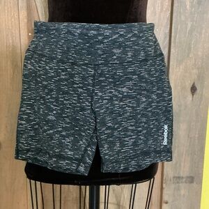 Reebok Women’s Black Space-Dye Athletic Shorts